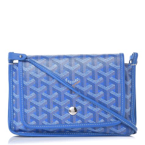 goyard plumet wallet clutch goyardine sky blue|plumet purse.